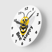 Horloge murale de conception d'abeilles (Angle)