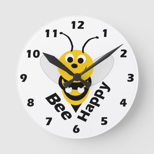 Horloge murale de conception d'abeilles (Recto)