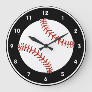 Horloge murale de conception de base-ball