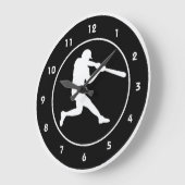 Horloge murale de conception de base-ball (Angle)