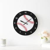 Horloge murale de conception de base-ball (Maison)