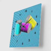 Horloge murale de conception de couture/couture (Angle)