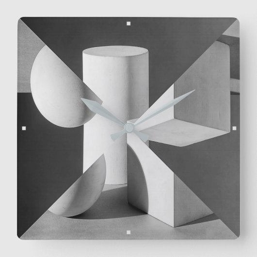 Horloge murale de conception de cube (Recto)