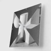 Horloge murale de conception de cube (Angle)