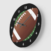 Horloge murale de conception de football (Angle)