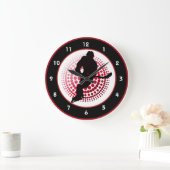 Horloge murale de conception de hockey (Maison)