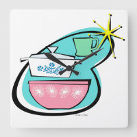 Horloge murale de conception de logiciels de cuisi