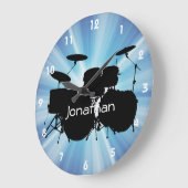 Horloge murale de conception de tambour (Angle)