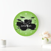 Horloge murale de conception de tambour (Maison)