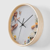 Horloge murale de conception géométrique moderne (Angle)