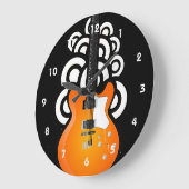 Horloge murale de conception guitare (Angle)