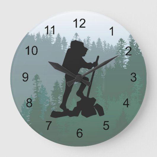 Horloge murale de conception randonnée (Recto)