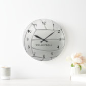 Horloge murale de conception volleyball (Maison)
