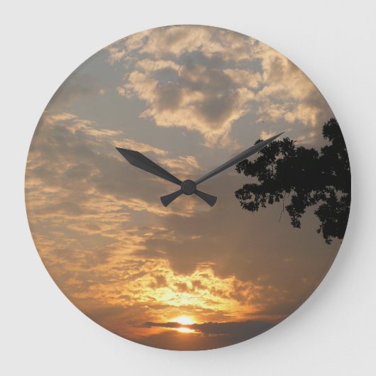 Horloge murale de coucher du soleil (Recto)