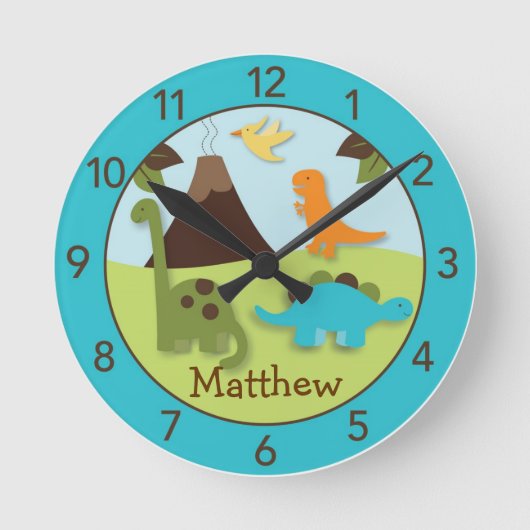 Horloge murale de crèche personnalisée par (Recto)