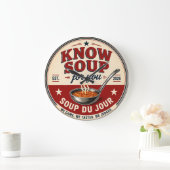 Horloge murale de cuisine KSFY (Maison)