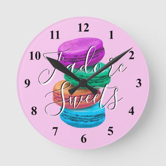 Horloge murale de cuisine personnalisée avec art m (Recto)