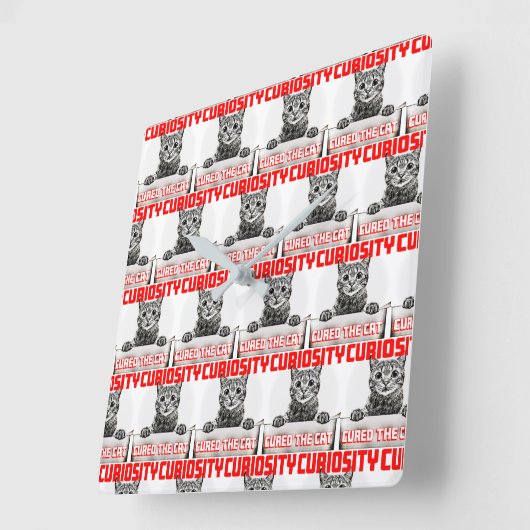 Horloge murale de curiosité (Angle)