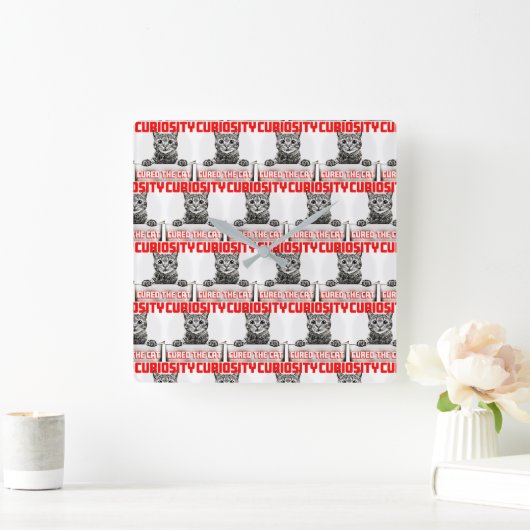 Horloge murale de curiosité (Maison)