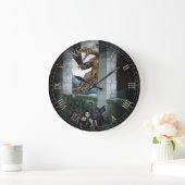 Horloge murale de Dark Angel et Dragon Vignette (Maison)