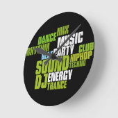 Horloge murale de DJ/MUSIC (Angle)