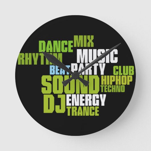 Horloge murale de DJ/MUSIC (Recto)