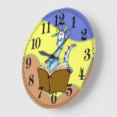 Horloge murale de dragon (Angle)