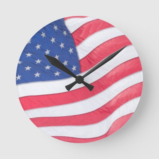 Horloge murale de drapeau des USA (Recto)
