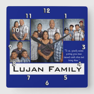 Horloge murale de famille