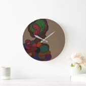 Horloge murale de fée afro-américaine (Maison)