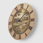 Horloge murale de ferme (Angle)