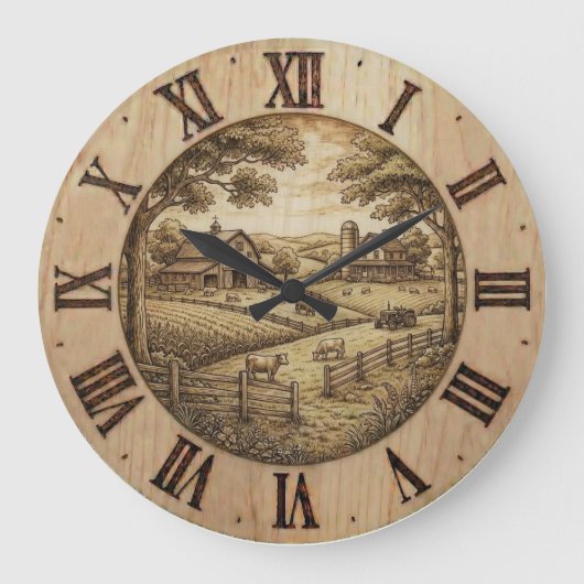 Horloge murale de ferme (Recto)