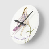 Horloge murale de fleur (Angle)