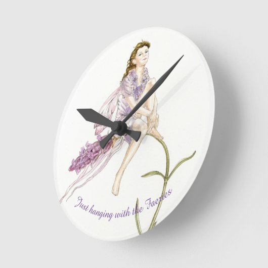 Horloge murale de fleur (Angle)