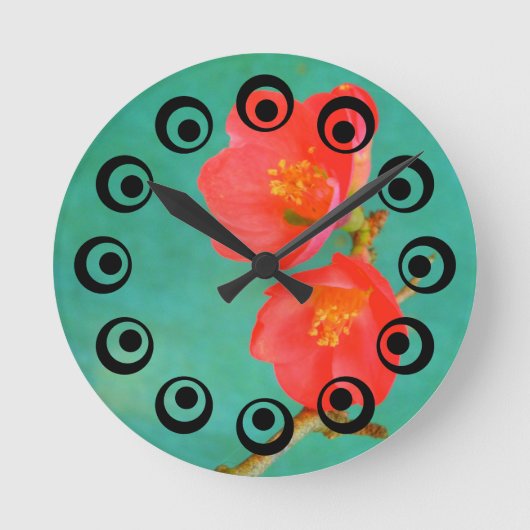 Horloge murale de fleur de Sakura (Recto)