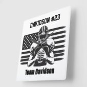 Horloge murale de football (Angle)