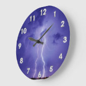 Horloge murale de foudre (Angle)
