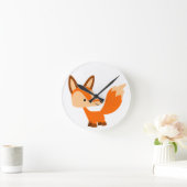 Horloge murale de Fox Cartoon sympa (Maison)