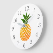 Horloge murale de fruits d'ananas (Angle)