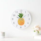 Horloge murale de fruits d'ananas (Maison)