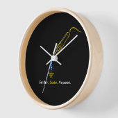 Horloge murale de génie logiciel à code de soudure (Angle)