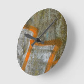 horloge murale de graffiti Abstrait (Angle)