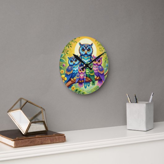 Horloge murale de hibou (Bureau)