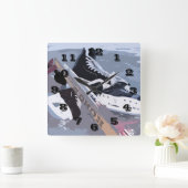 Horloge murale de hockey sur glace (Maison)