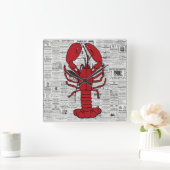 Horloge murale de homard (Maison)