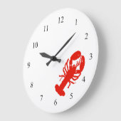 Horloge murale de homard (Angle)