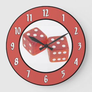 Horloge murale de jeu de matrices