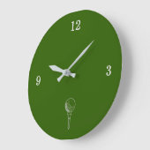 Horloge murale de la balle de golf (Angle)