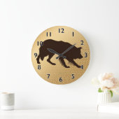 Horloge murale de la bordure arrondie (Maison)