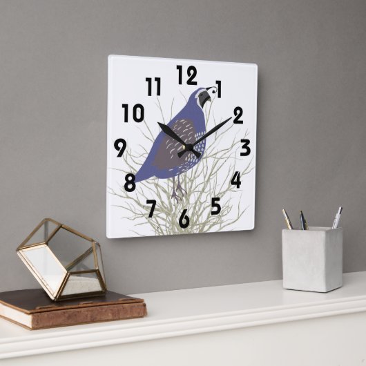 Horloge murale de la caille (Bureau)